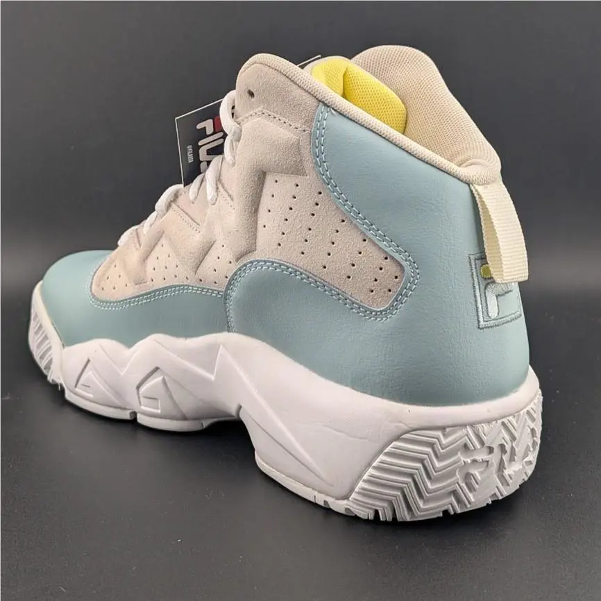 Fila shoes - FILA MB - 1BM01866-107 - White / Teal / Yellow (UPC: 791273923003) 3