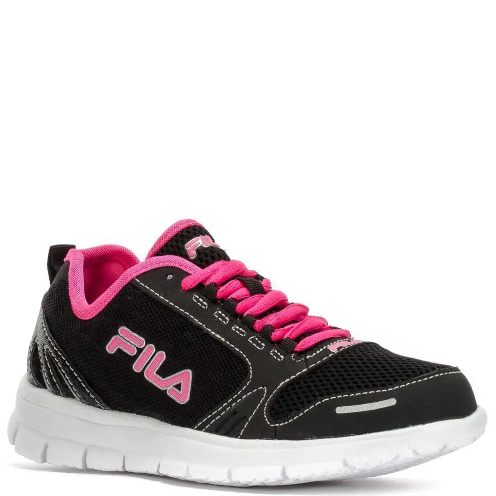 Fila Deluxe Running Trainer Sports Sneakers Women Shoes Black/white Size 10