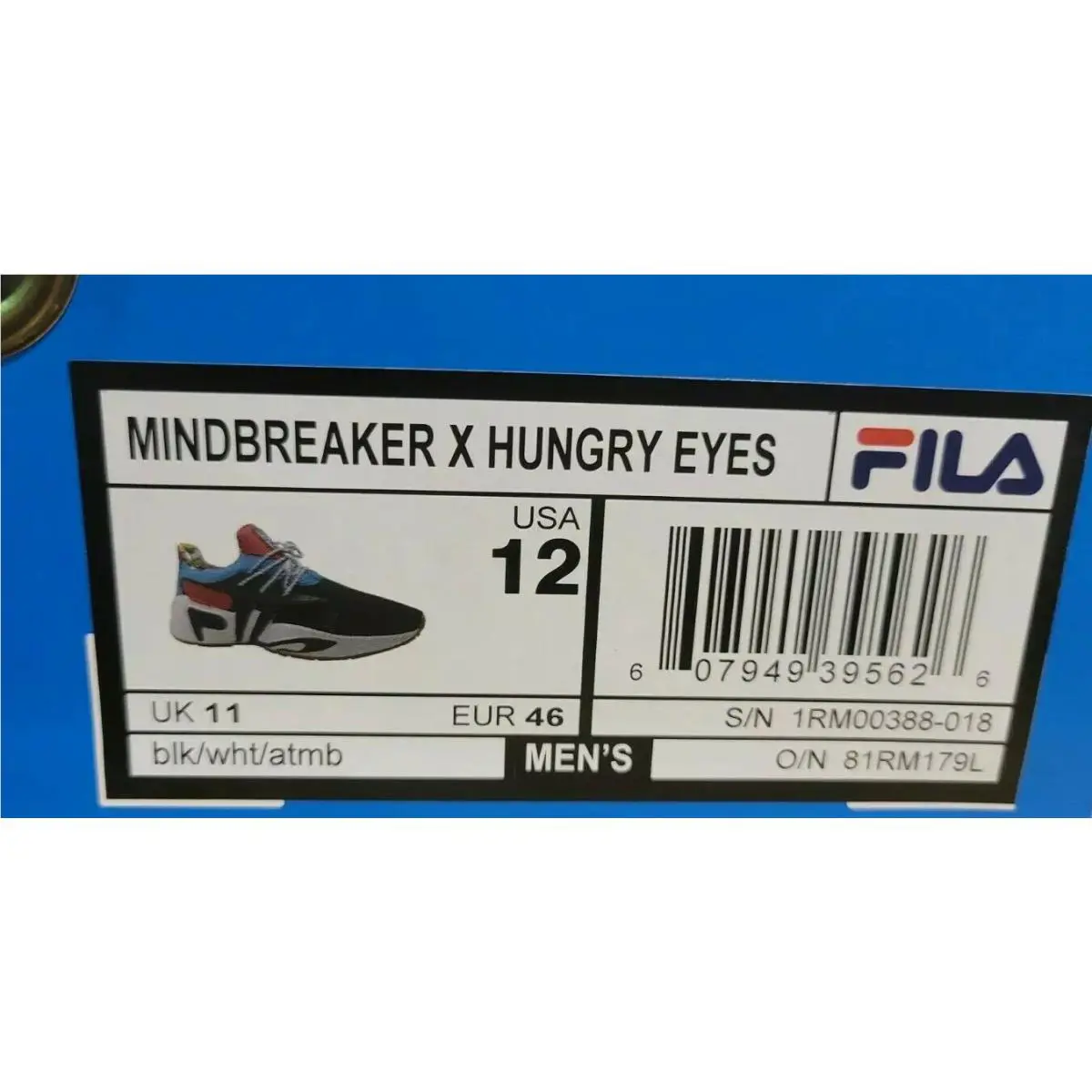Fila shoes - Fila Mindbreaker X Hungry Eyes - 1RM00388-018 - Multicolor (UPC: 607949395626) 5