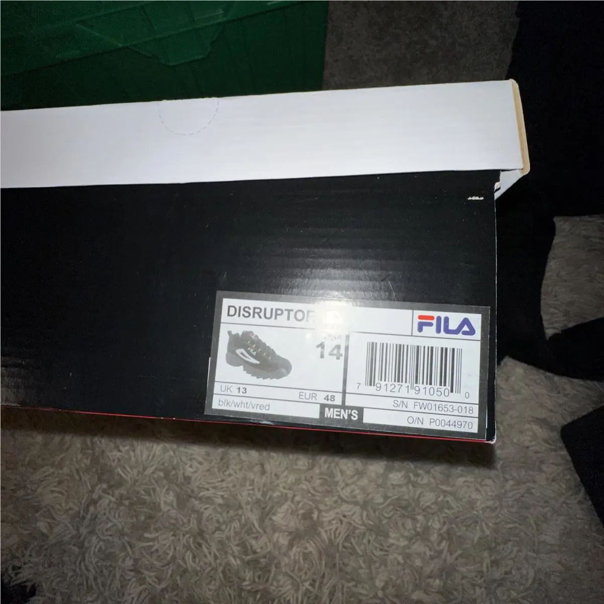 Fila shoes - FILA Disruptor II - Disruptor - FW01653018 - Black/White 1