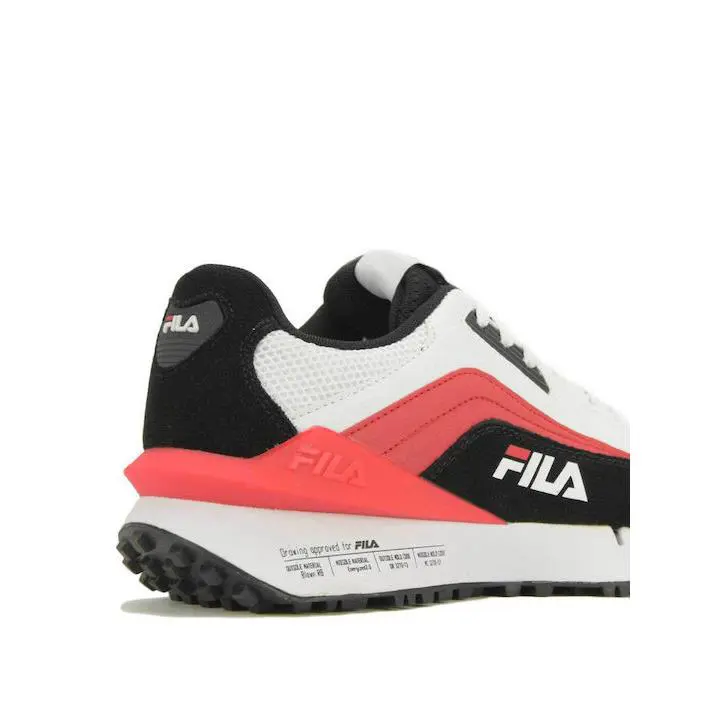 Fila shoes - WHITE/BLACK/RED 5