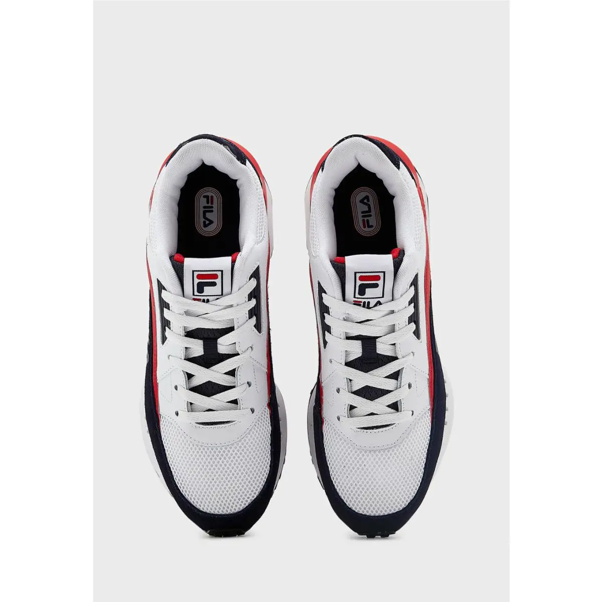 Fila shoes - WHITE/BLACK/RED 3