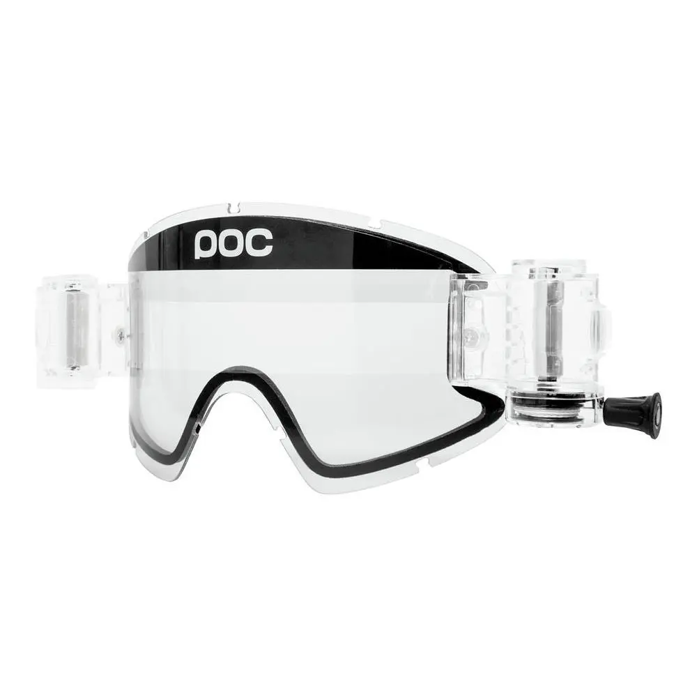 Poc Ora Roll Off System -new- For Poc Ora Mtb Goggles - Includes Clear Film Roll Clear ORA Roll Off System / POC ORA