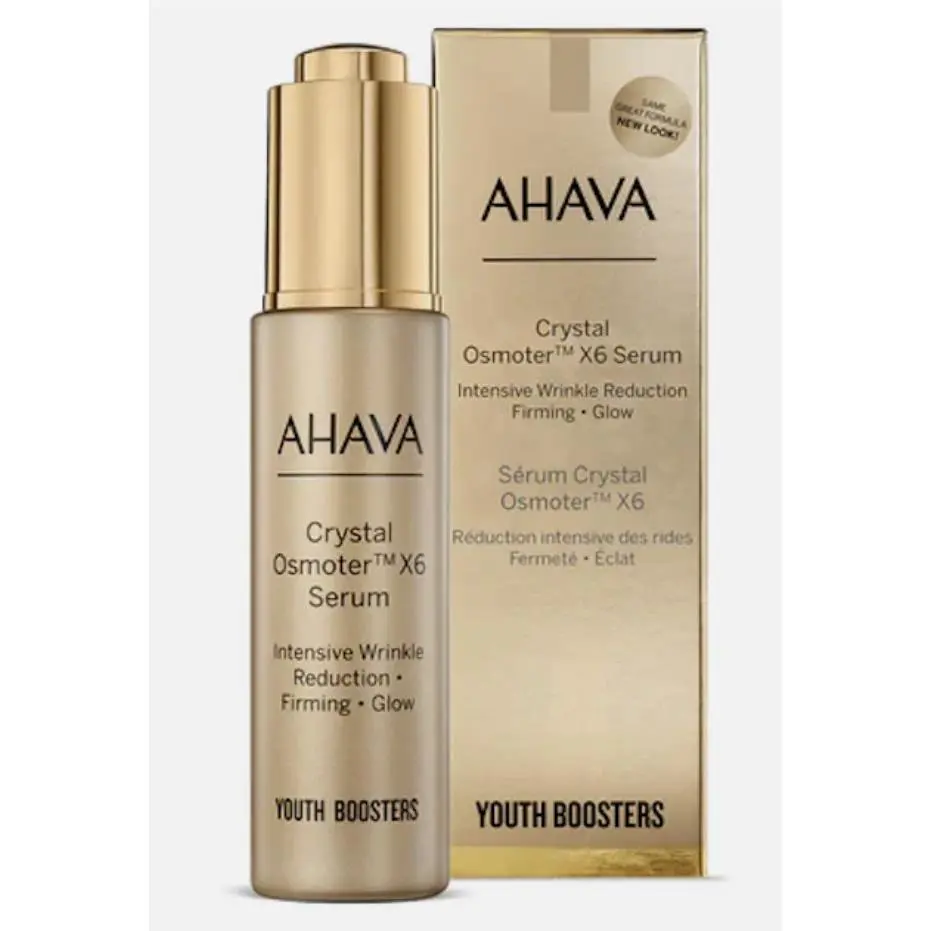 Ahava Dead Sea Crystal Osmoter X6 Facial Serum 1.0oz / 30ml