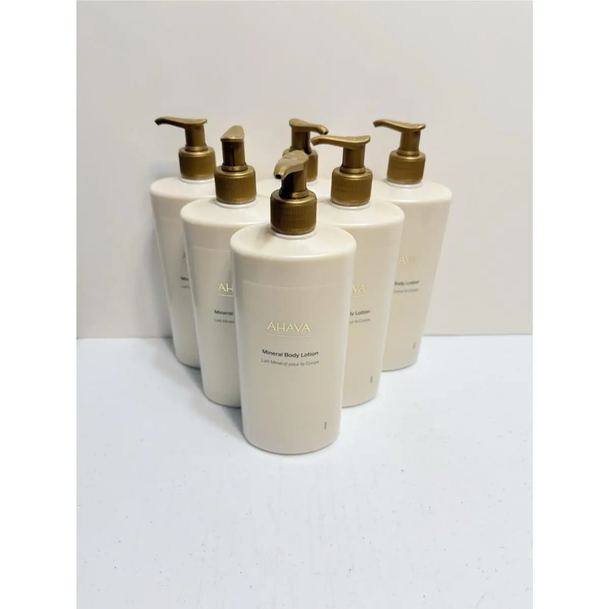 Lot of 6 Ahava Deadsea Water Mineral Body Lotion 24 oz 750 ml Packaging by AHAVA
