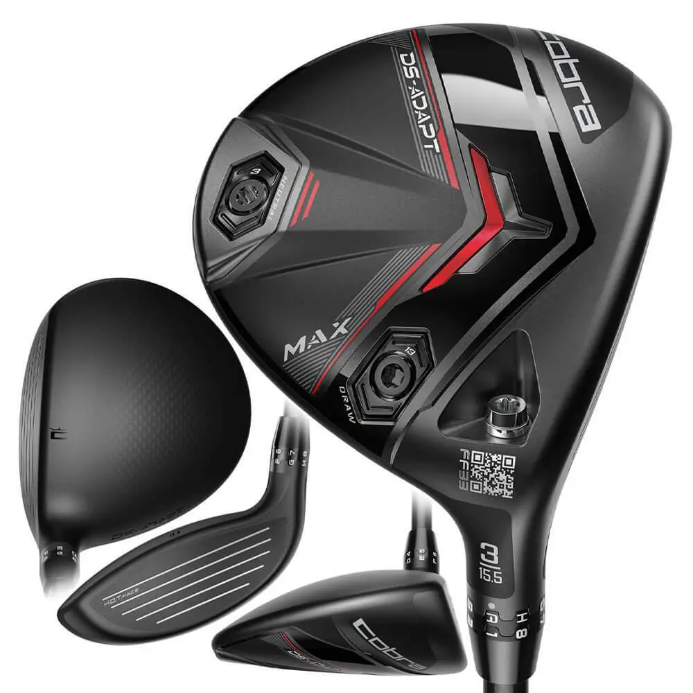 Cobra Men Dark Speed Adapt Max Fairway Wood - 25 - Chrome