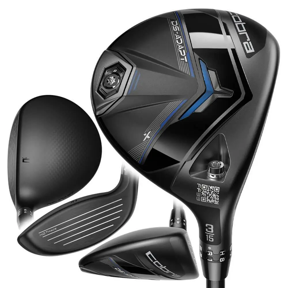 Cobra Men Dark Speed Adapt X Fairway Wood - 25 - Chrome