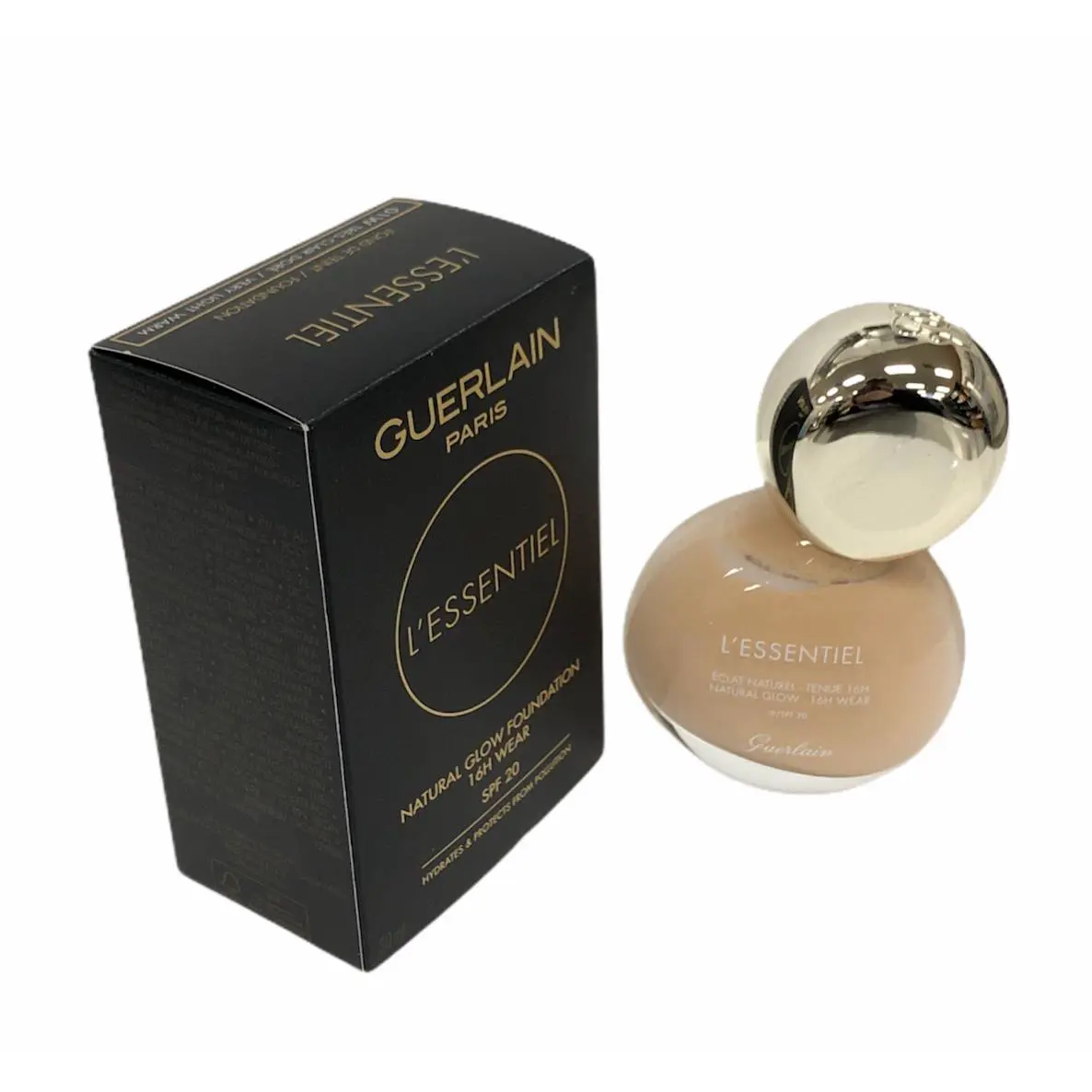 L`essentiel Natural Glow Foundation SPF20 30mL/1Oz You Pick 01W VERY LIGHT WARM by Guerlain