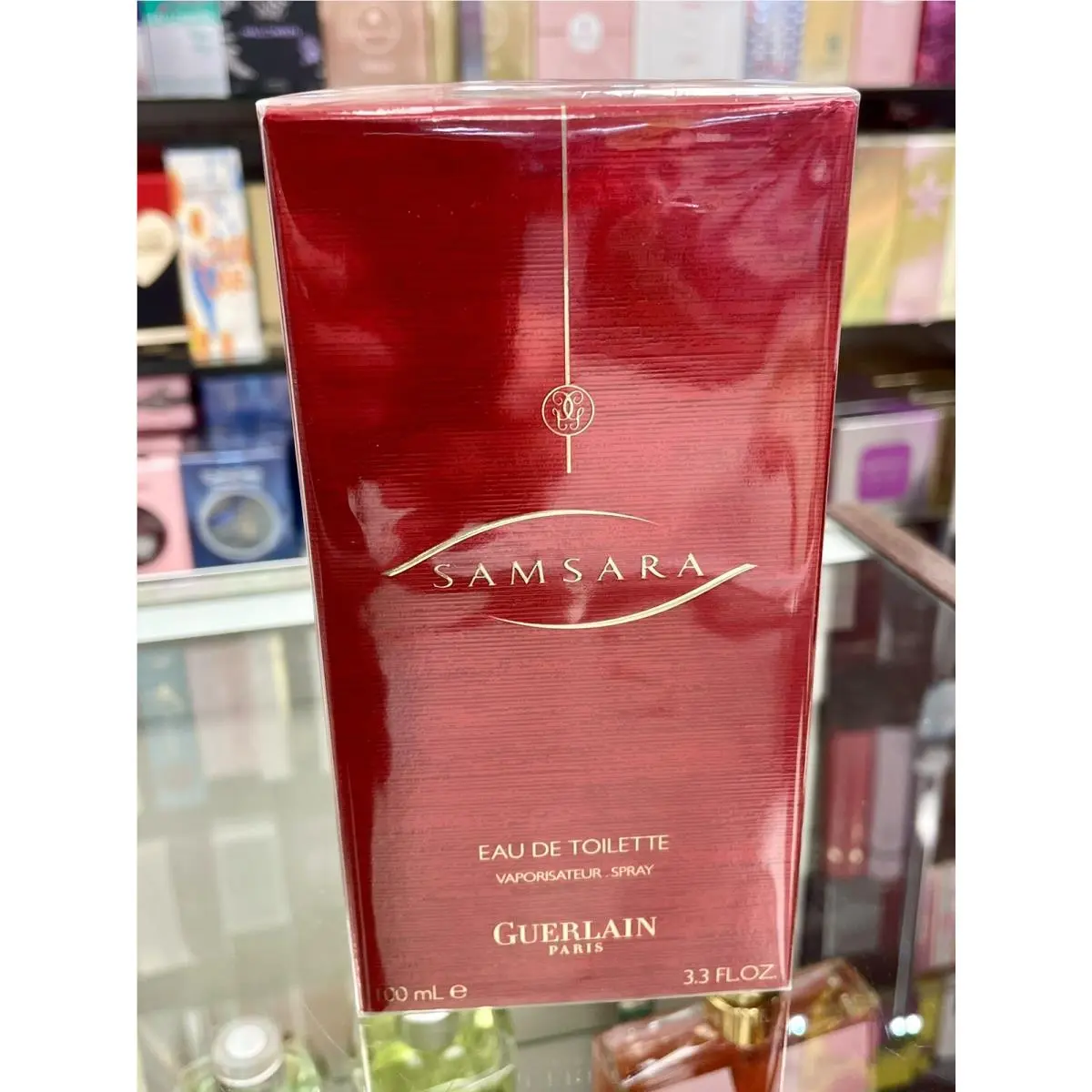 Guerlain Samsara Edt 100 ml 3.4 oz Spray Rare Htf Red Bottle
