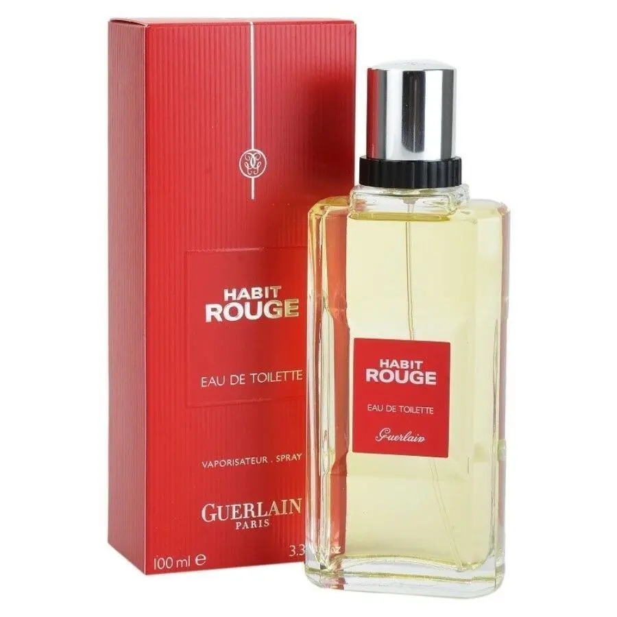 Habit Rouge Guerlain Edt Men 3.3 oz