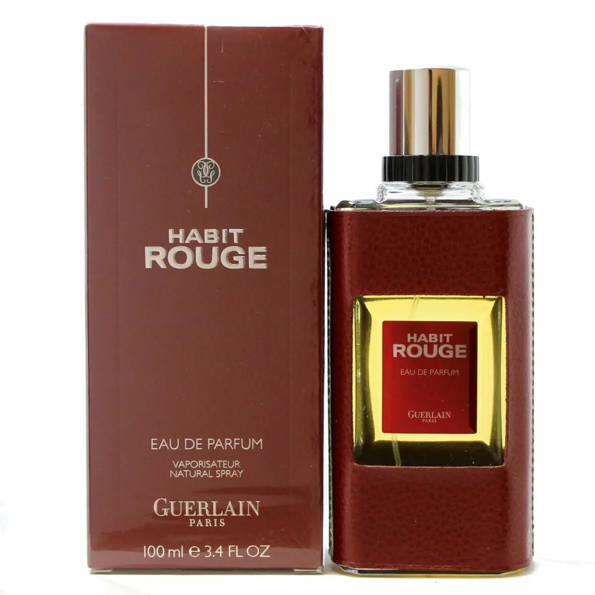 Guerlain Habit Rouge Eau DE Parfum Spray 100 ML/3.3 Fl.oz. N/p