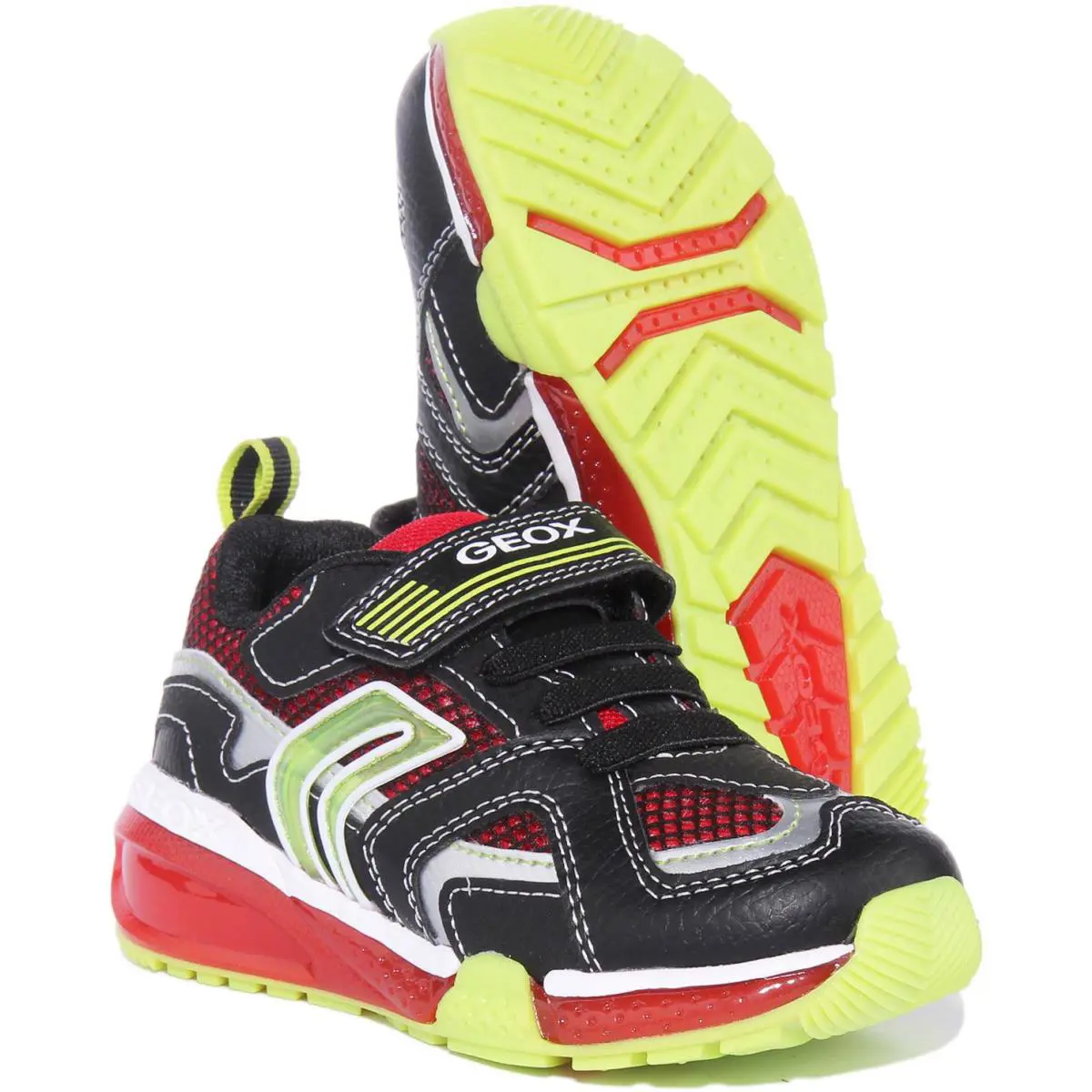 Geox shoes - BLACK RED 3