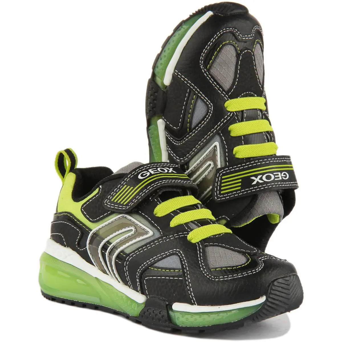 Geox shoes - BLACK GREEN 3