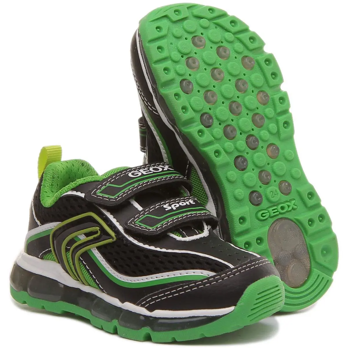 Geox shoes - BLACK GREEN 3