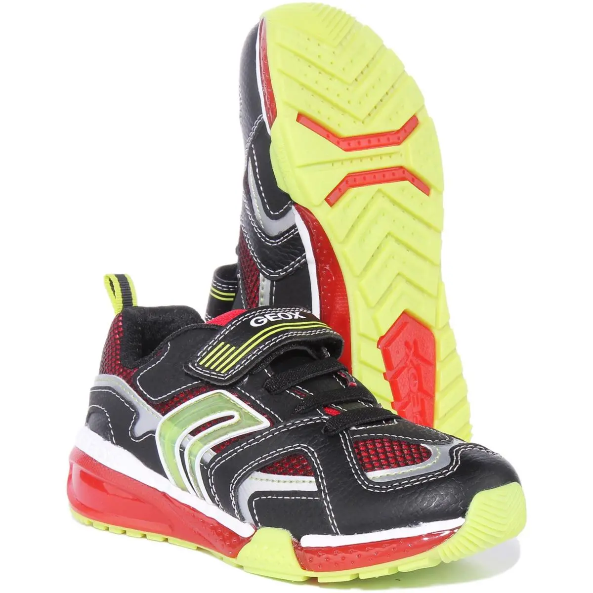Geox shoes - BLACK RED 3
