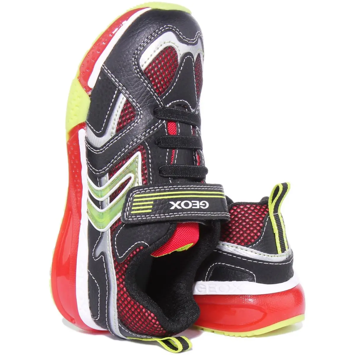 Geox shoes - BLACK RED 8