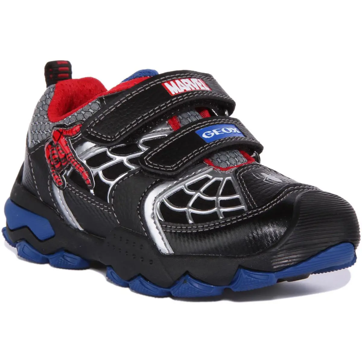 J Buller X Spiderman Breathable Unisex Sneakers In Black Red US 2 - 13 BLACK RED by Geox