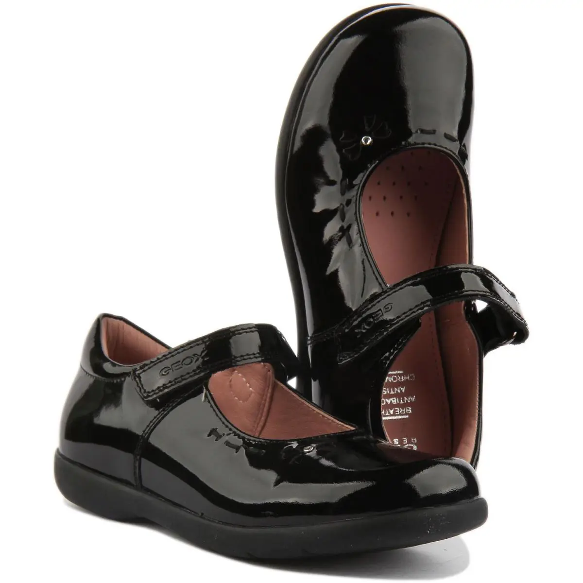 Geox shoes - BLACK PATENT 3