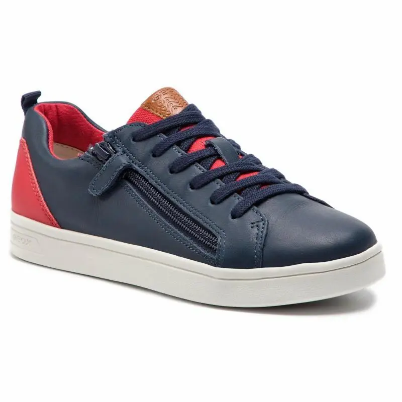 Geox Kid`s DJ Rock Navy/red Boy`s Sneakers J925VD 08554 C0735
