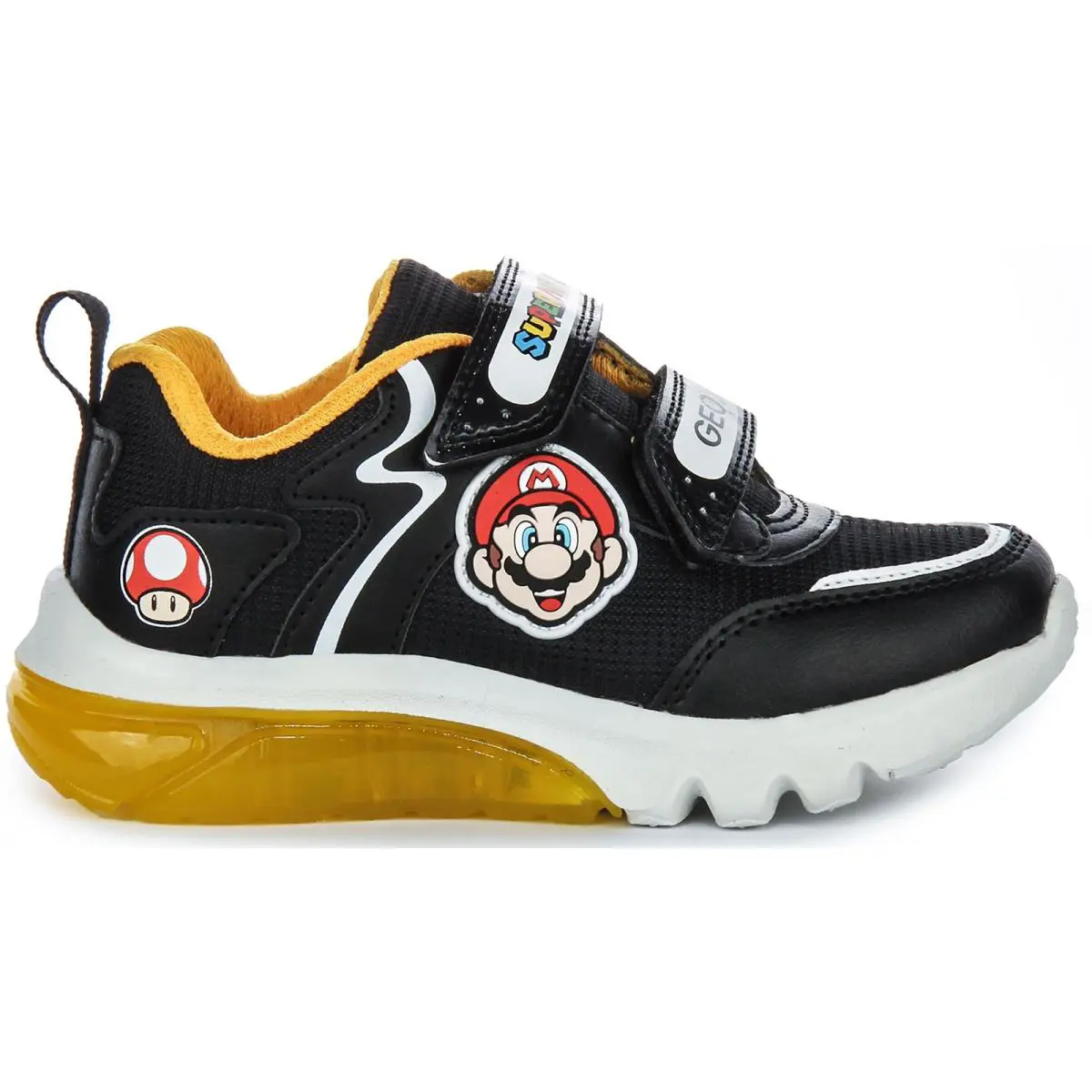 Geox shoes - BLACK YELLOW 0