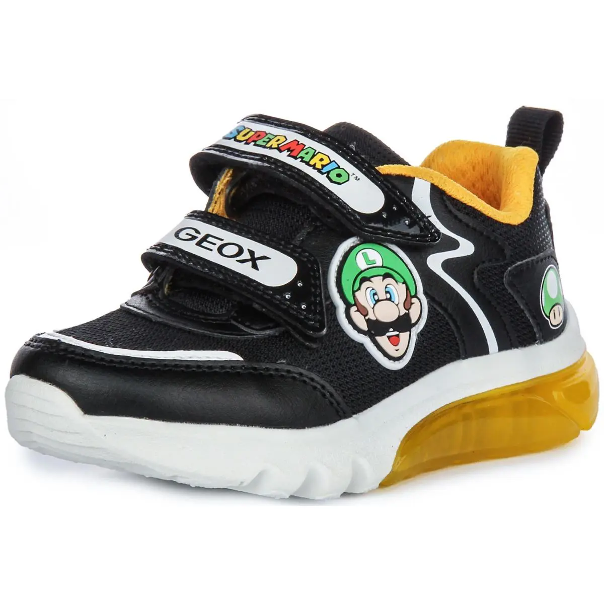 Geox shoes - BLACK YELLOW 4
