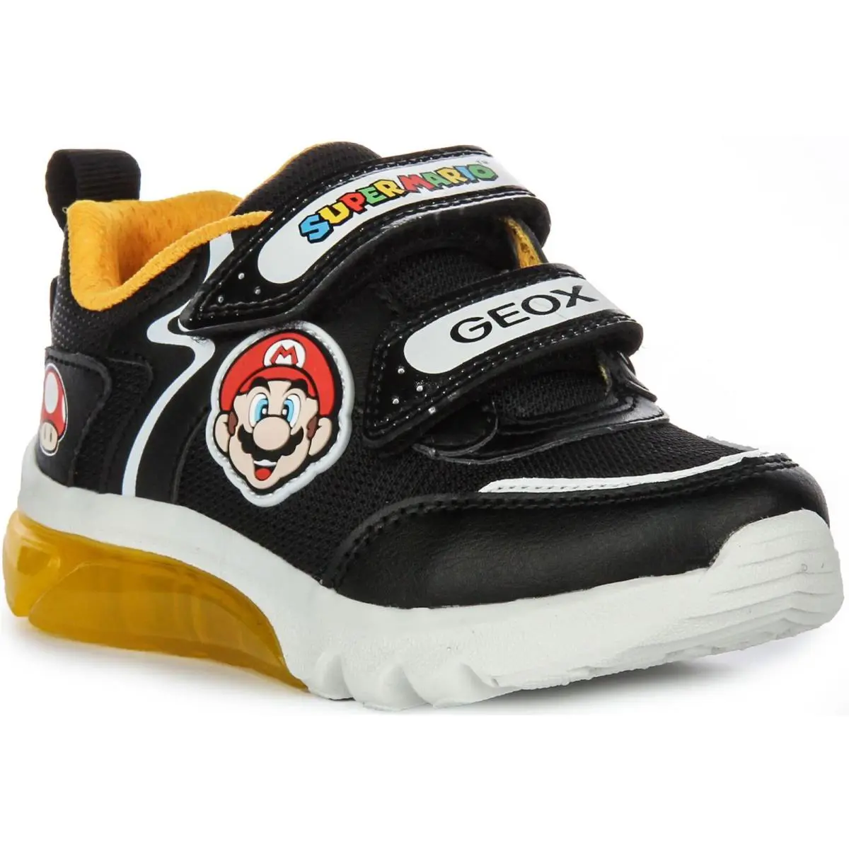 Geox shoes - BLACK YELLOW 5