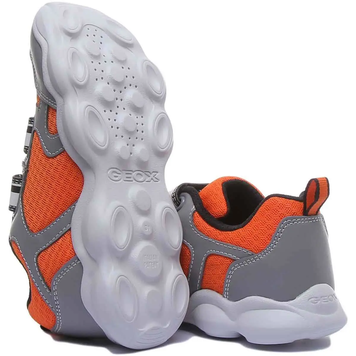 Geox shoes - GREY ORANGE 2