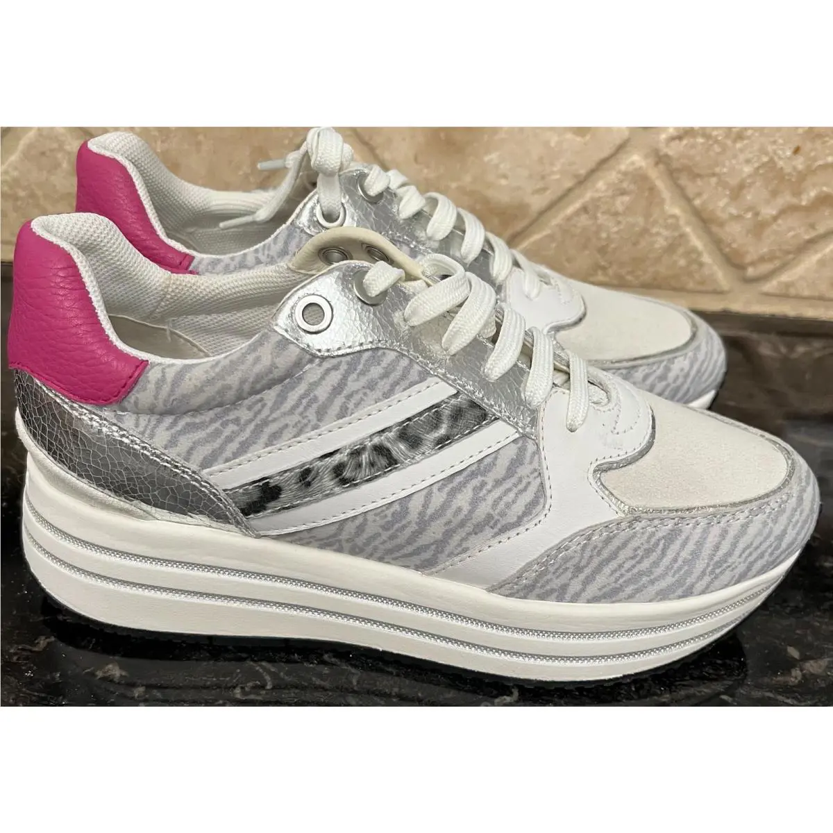 Geox shoes - White Gray 4