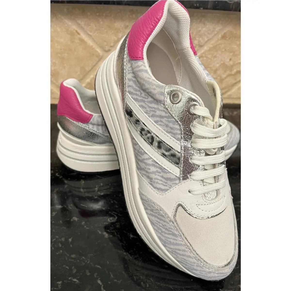 Geox shoes - White Gray