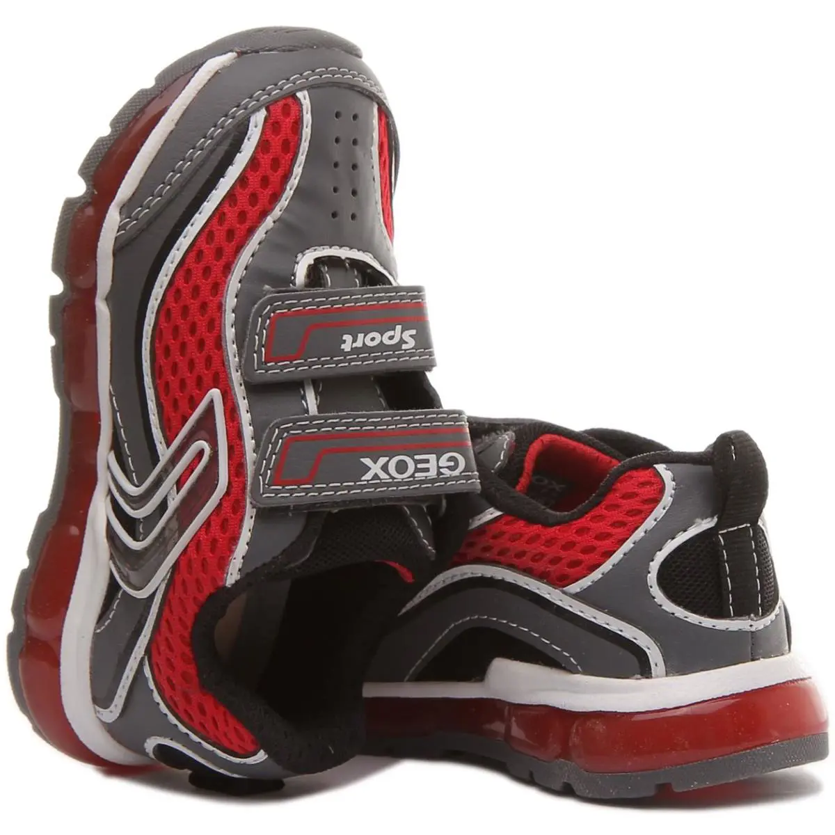 Geox shoes - GREY RED 2