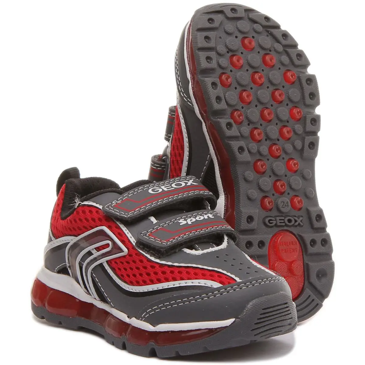 Geox shoes - GREY RED 3