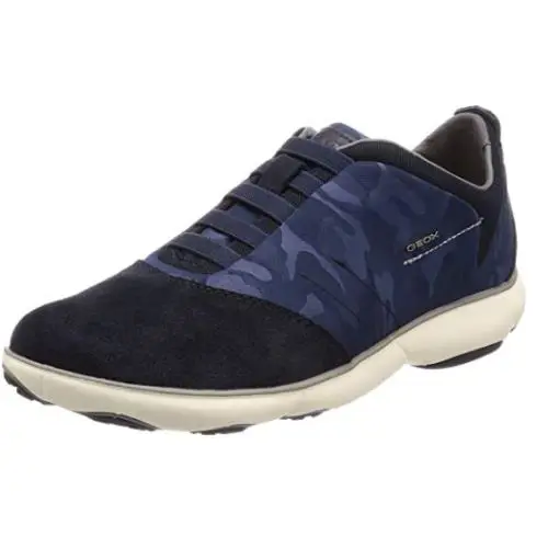 Men`s U Nebula B Trainer Sneaker Shoes Navy by Geox