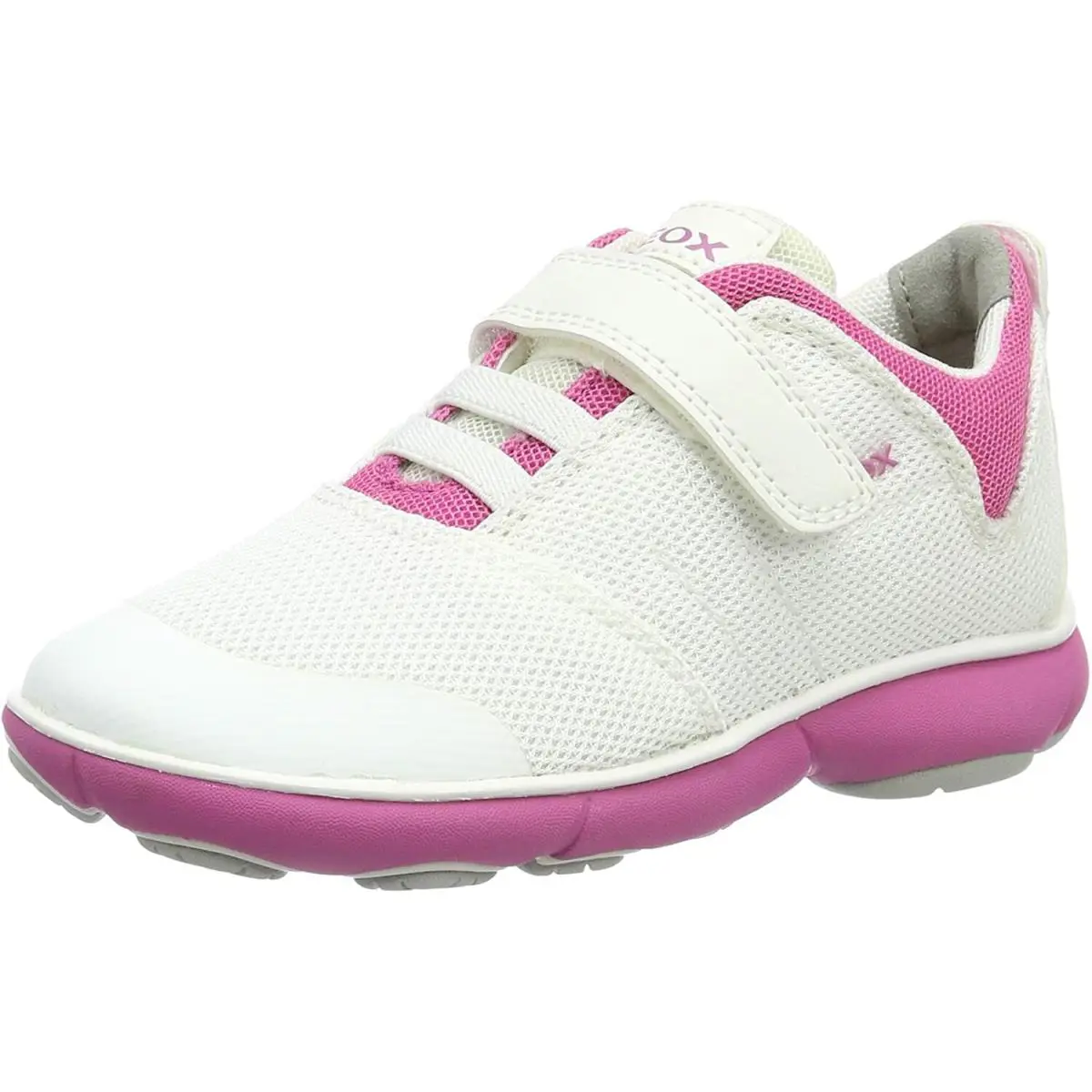 Geox J Nebula Girl Women`s Shoe Sneaker Euro 40M - White