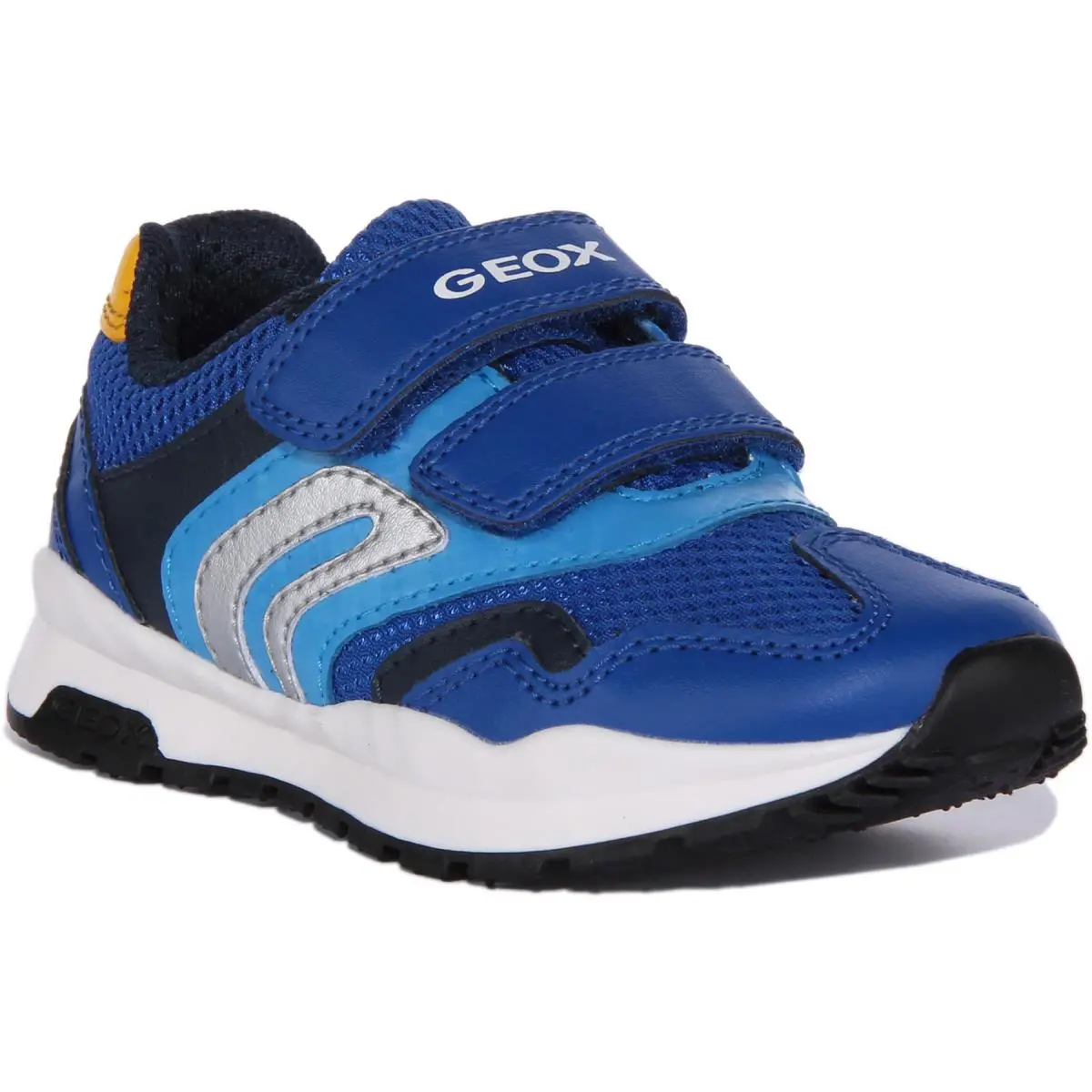 Geox Pavel B. A Lightweight Junior Boys Trainer Shoes Royal Blue US 1 - 13