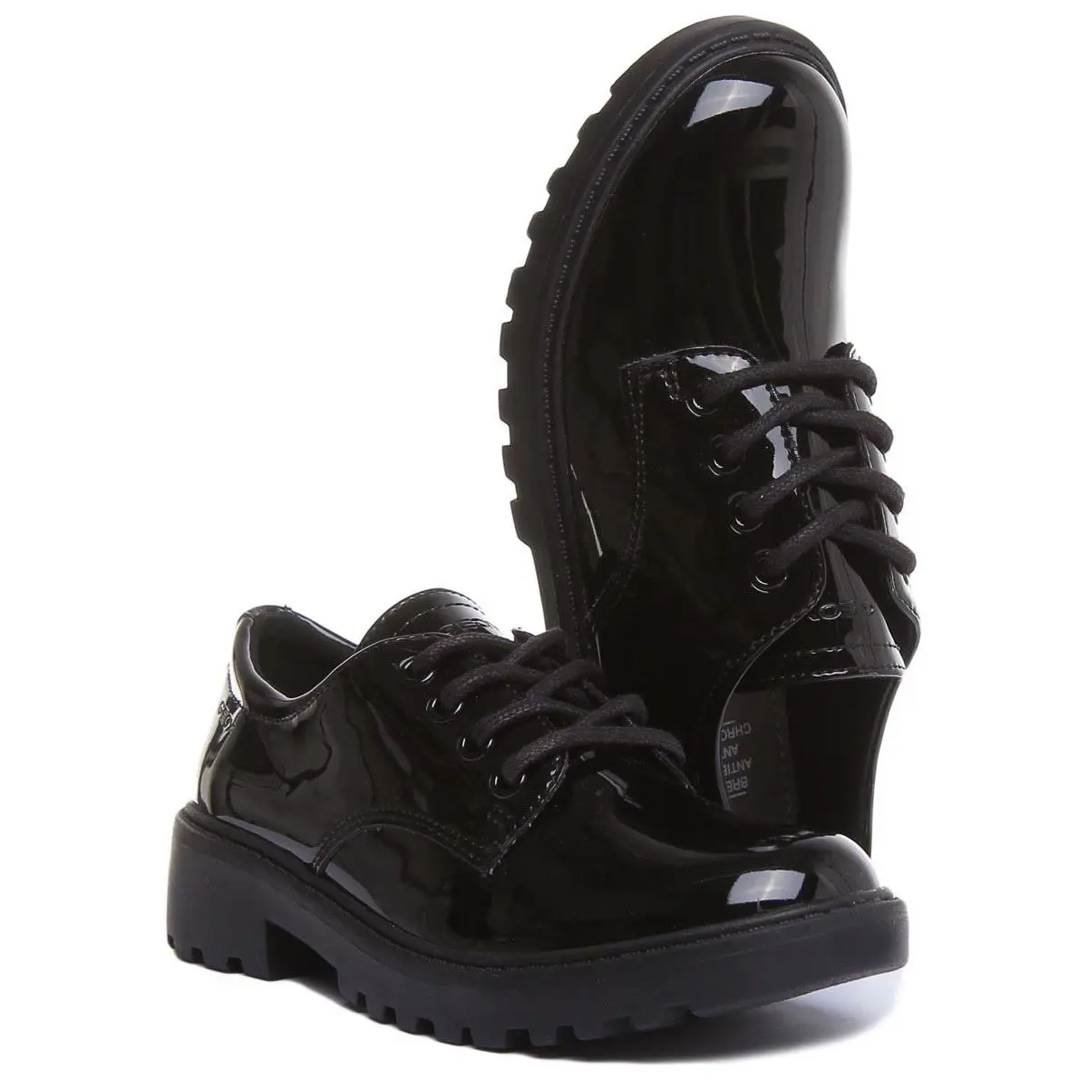 Geox shoes - BLACK PATENT 3