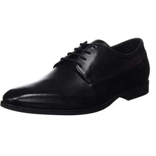 Men`s U Life B Derby Dress Shoes Color Options Black by Geox