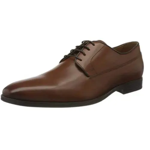 Men`s U Life B Derby Dress Shoes Color Options Cognac by Geox