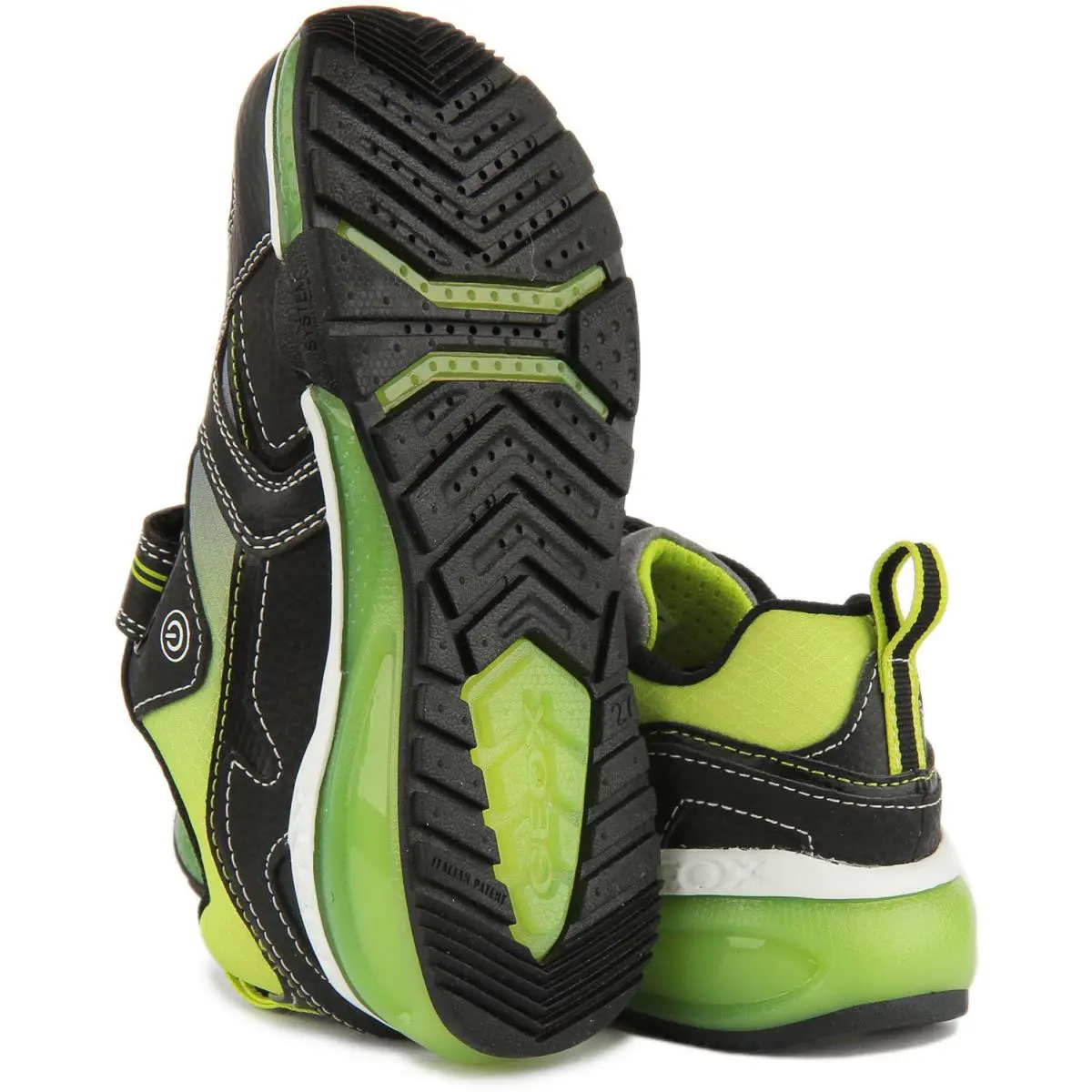 Geox shoes - BLACK GREEN 2