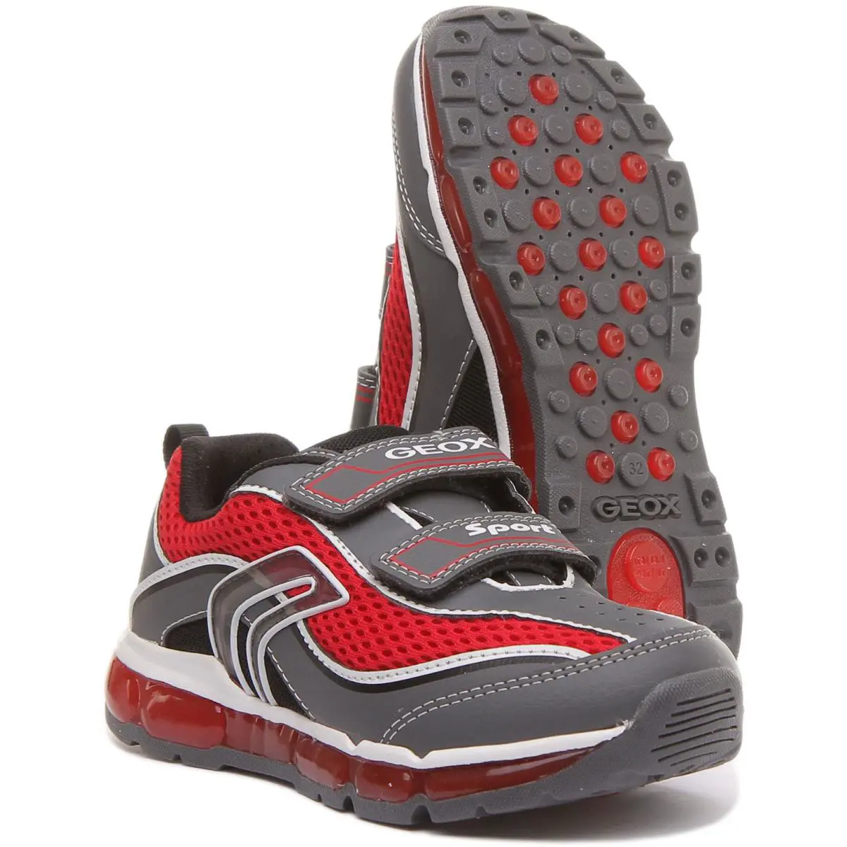 Geox shoes - GREY RED 3
