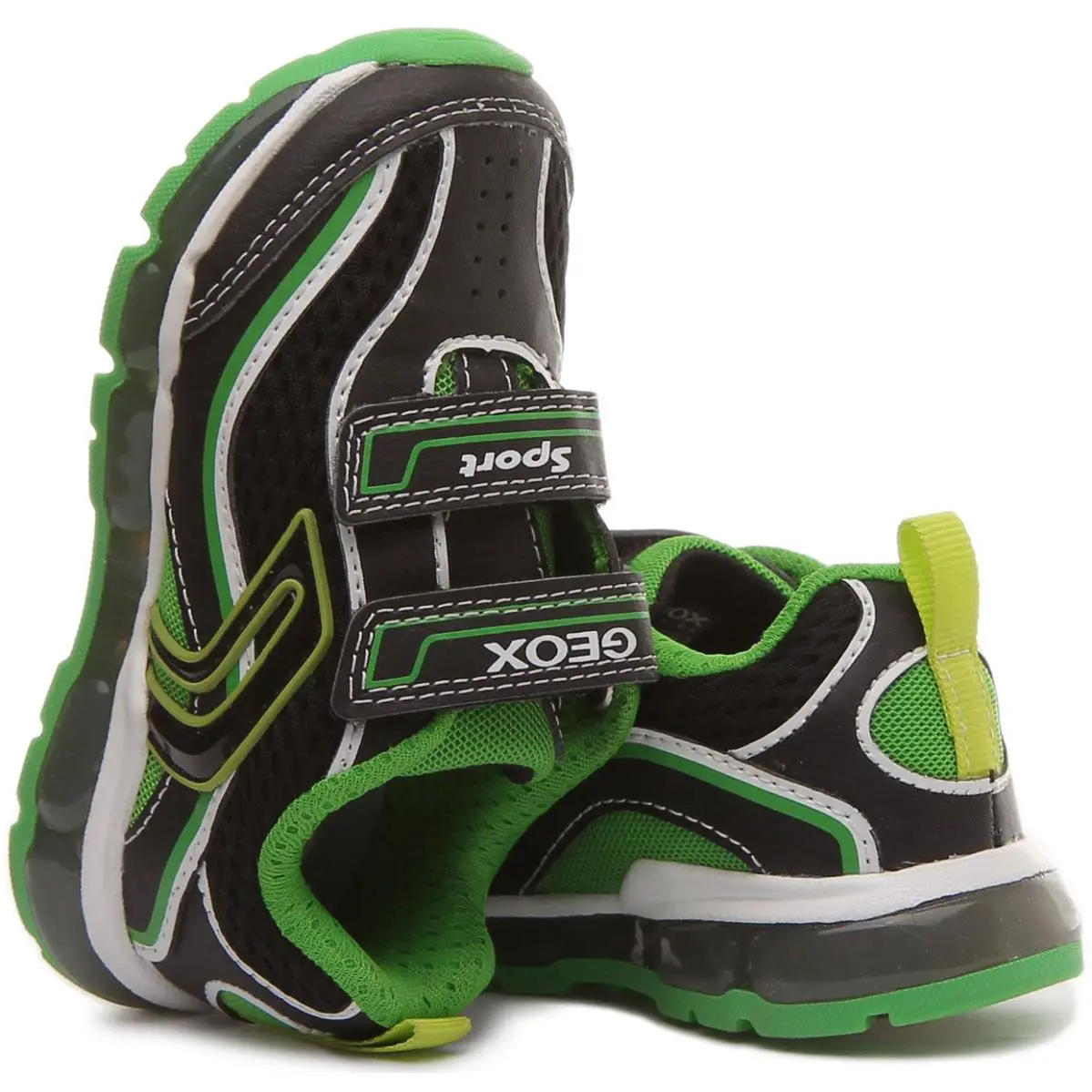 Geox shoes - BLACK GREEN 2