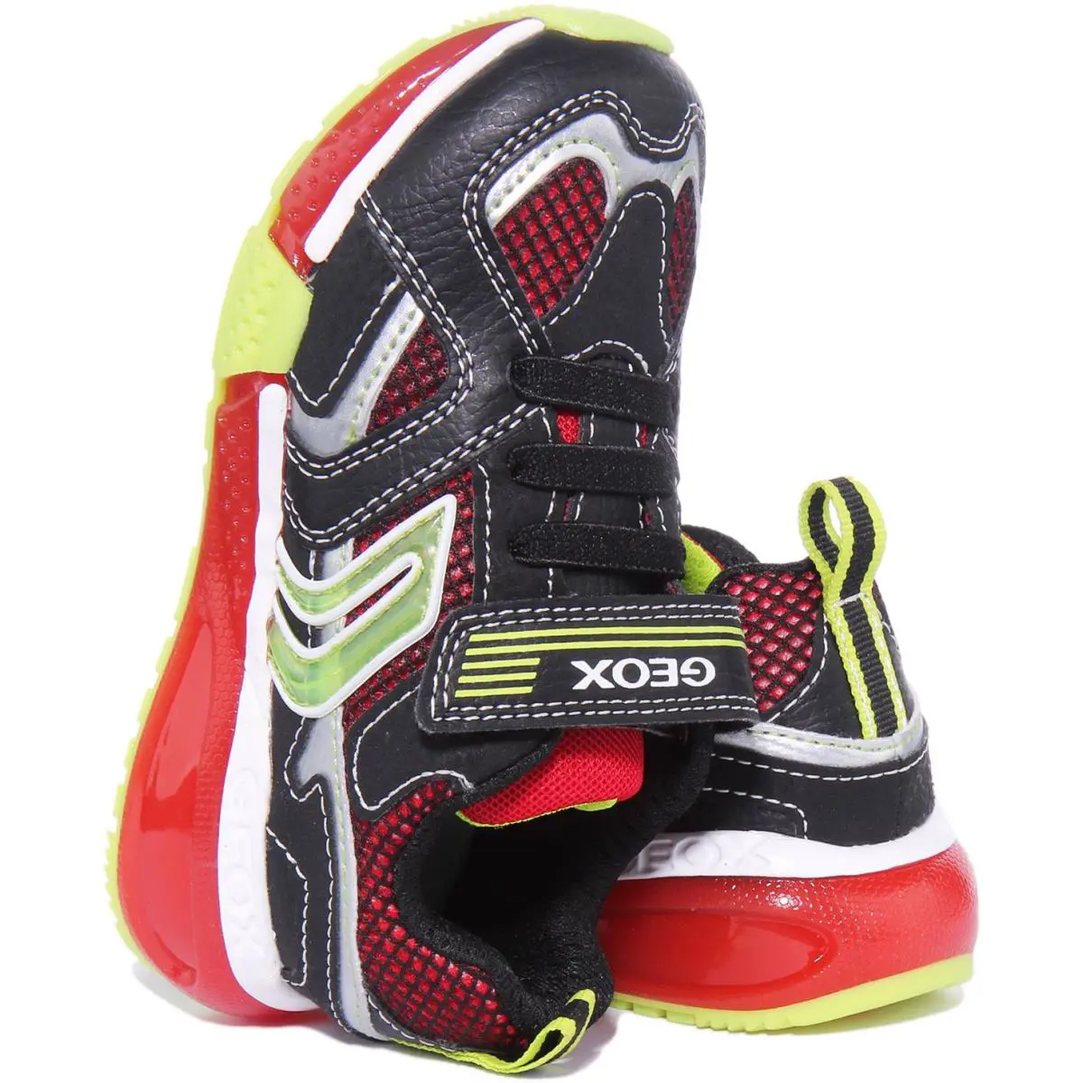 Geox shoes - BLACK RED 2