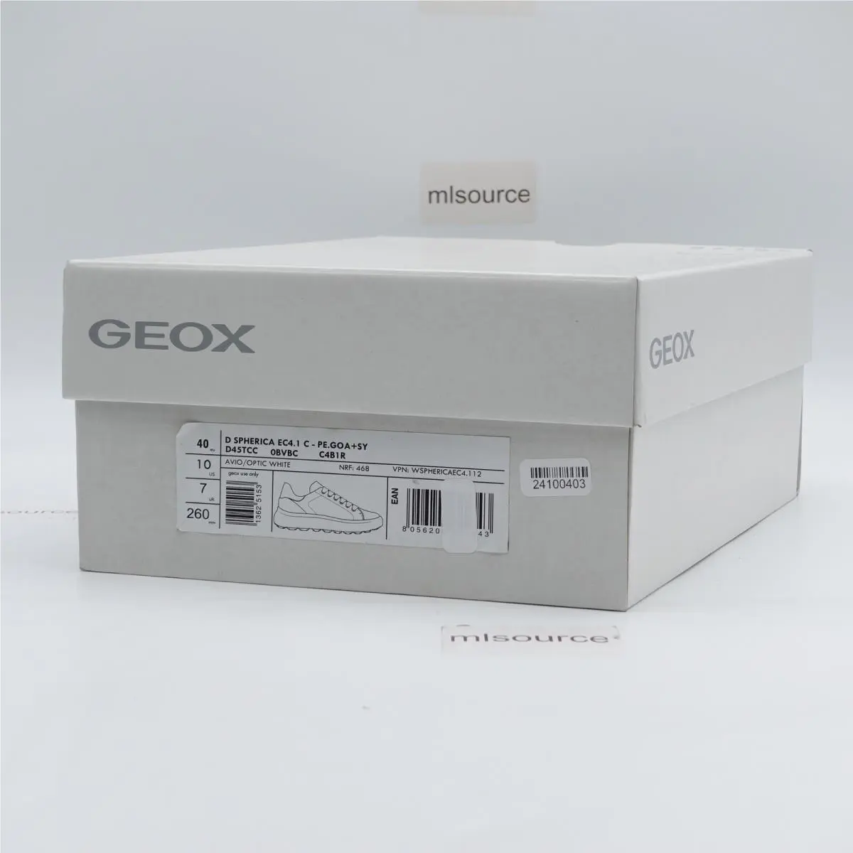 Geox shoes - Geox D Spherica EC4.1 C - D45TCC - Blue, Manufacturer: Avio/Optic White (UPC: 8056206621343) 5