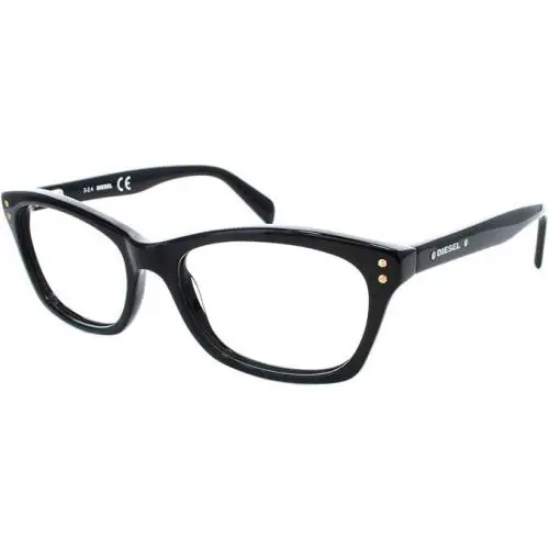 DL5073 Womens Designer Eyeglasses Pink Crystal Purple or Gloss Black 53mm by Diesel