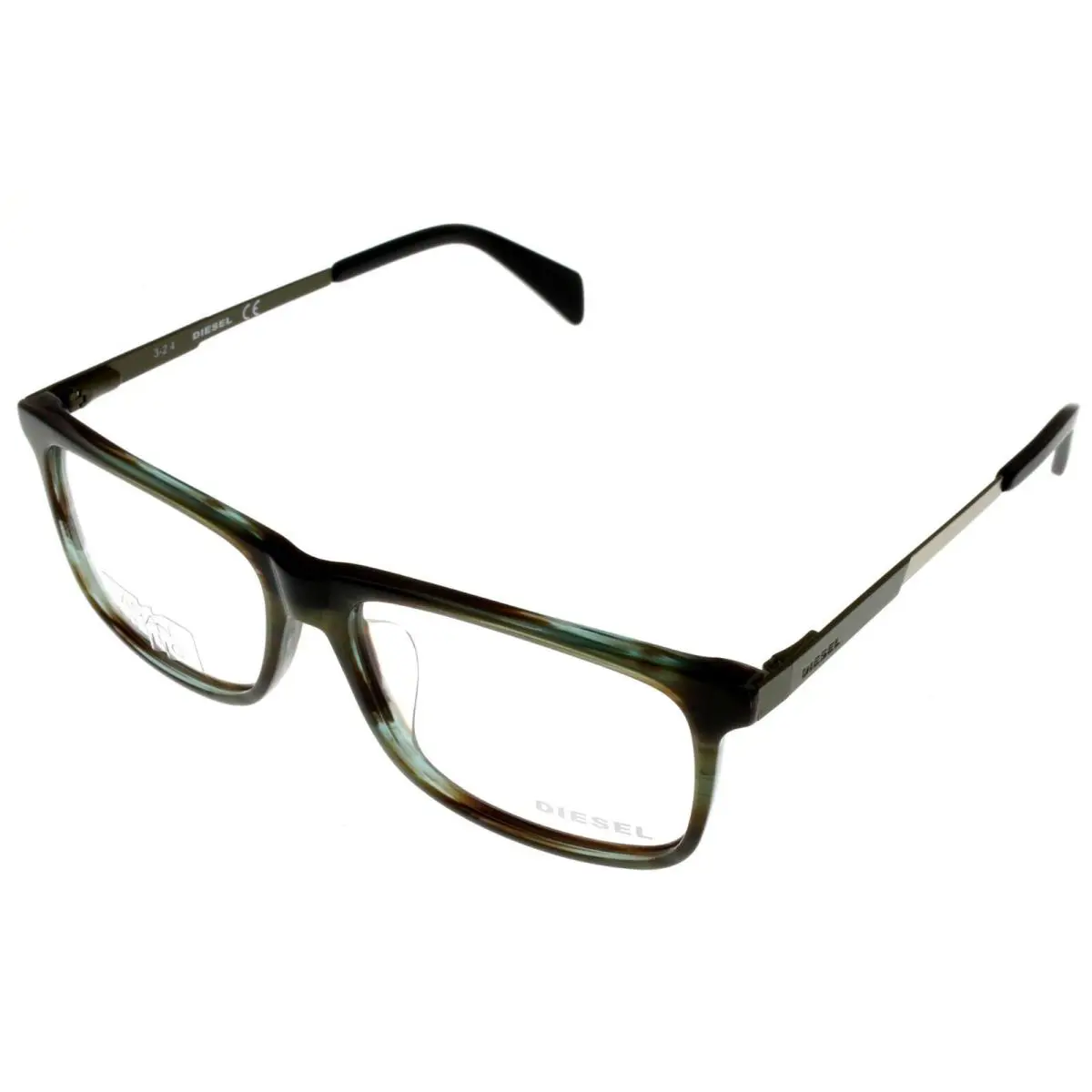 Eyeglasses Frame Men Green Rectangular DL5140 098 by Diesel