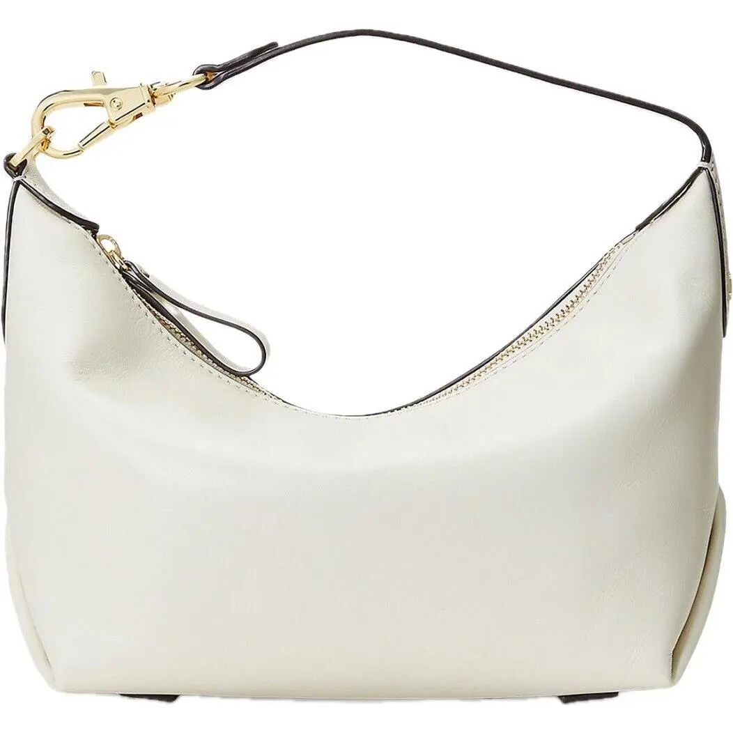 Lauren  Kassie Medium Leather Convertible Shoulder Bag/cream/nwt by Ralph Lauren