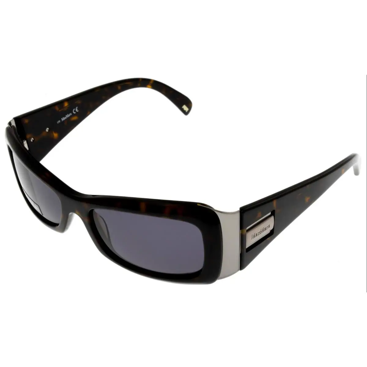 Max Mara Sunglasses Women Rectangular Brown Dark Havana MM 945/S 086 Y1