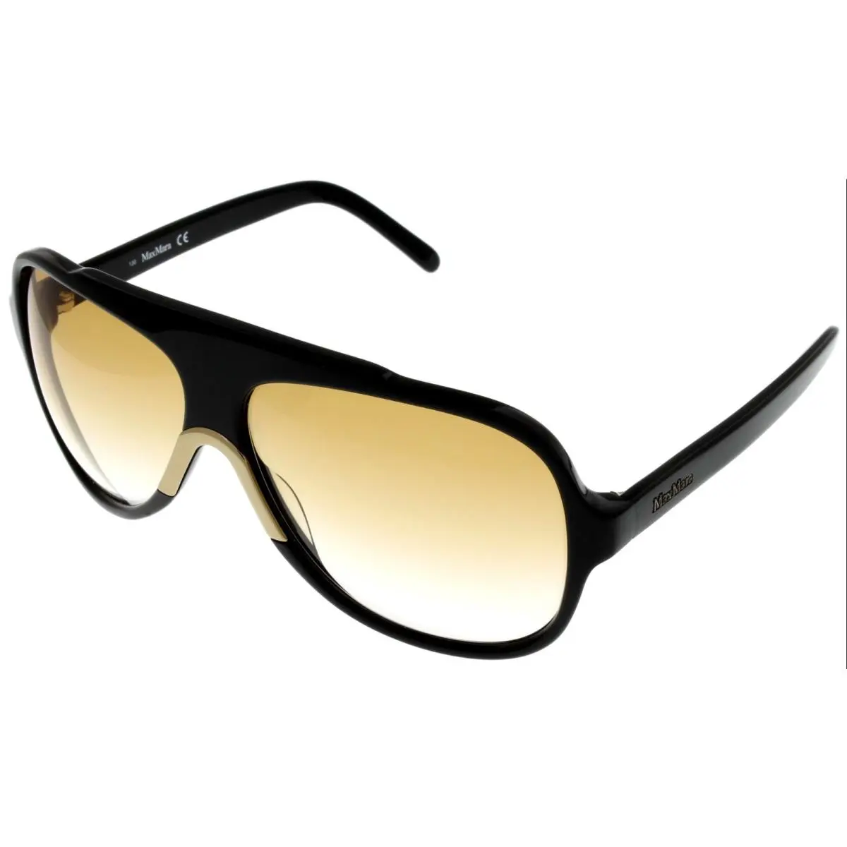 Max Mara Sunglasses Men`s Black Gold Shield MM 961/S 807 B4