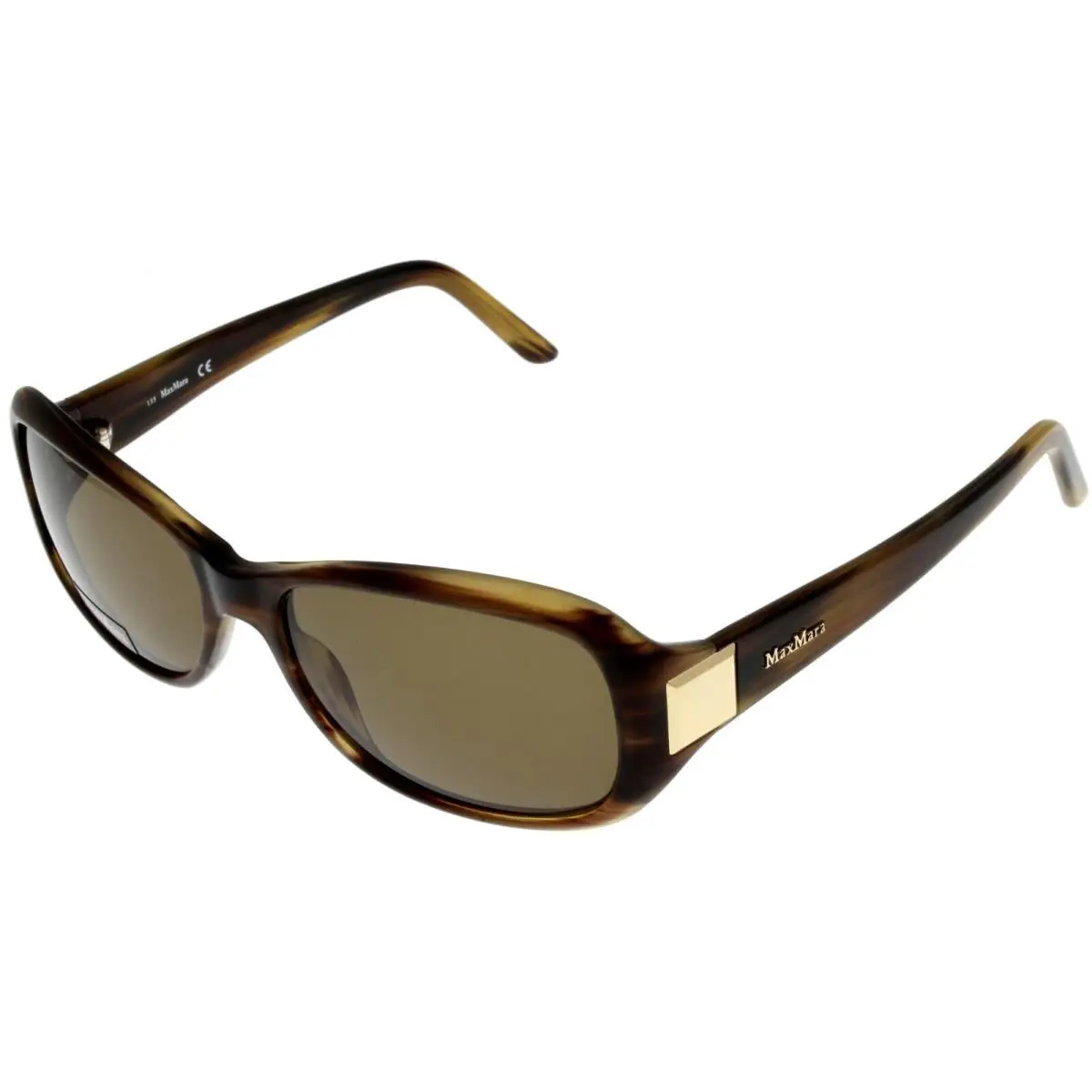 Max Mara Sunglasses Women Brown Tortoise Rectangular MM 904/S 2CM X7