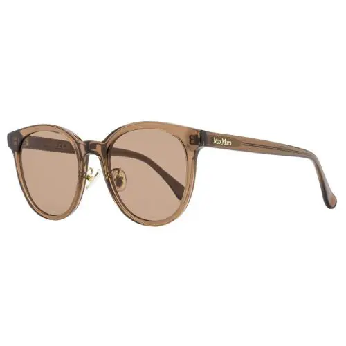 Max Mara Pantos Alt Fit Sunglasses MM0106-K 45E Transparent Brown 54mm