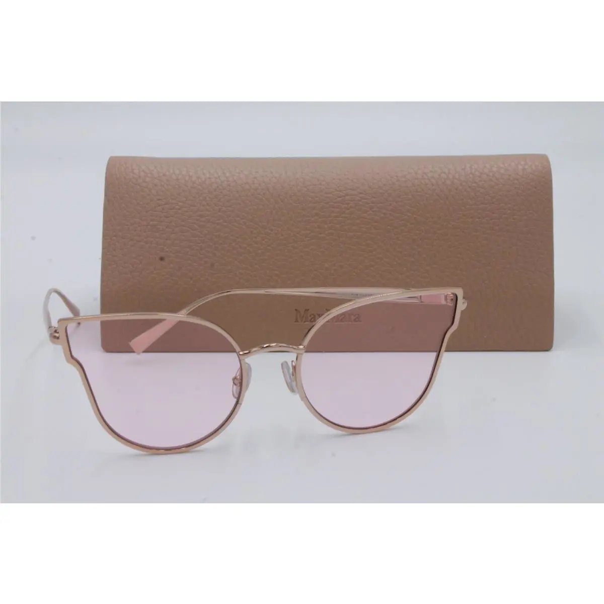 Max Mara Pink Cat Eye Sunglasses w/ Pink Lenses - Ilde Iii 0DDB U1 - UV